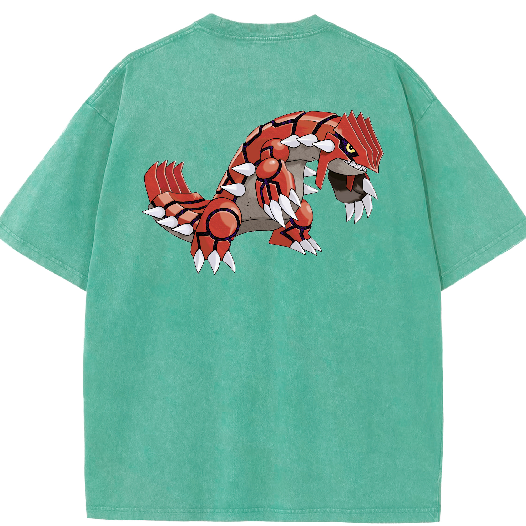 （画像用） ポケットモンスター Pokémon 綿100% ヴィンテージ風 半袖Tシャツ（背面プリント）